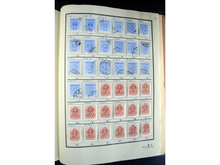 1871/1952 (ca.), postfrischer, ungebrauchter und gestempelter Bestand mit u.a. Mi.-Nr. 1-8, 985-92 KLB (14), 985-92 KLB mit K