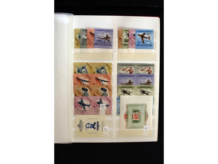 1954/85, postfrische Partie geschnittener Ausgaben (Mi. nach Angabe des Einlieferers ca. 8.900,-)