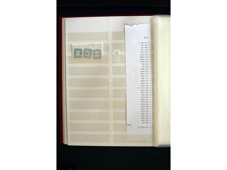 1954/85, postfrische Partie geschnittener Ausgaben (Mi. nach Angabe des Einlieferers ca. 8.900,-)