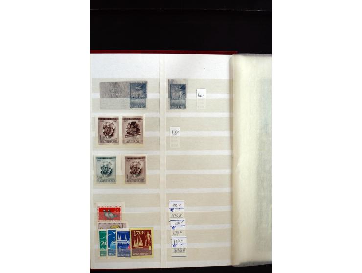 1954/85, postfrische Partie geschnittener Ausgaben (Mi. nach Angabe des Einlieferers ca. 8.900,-)