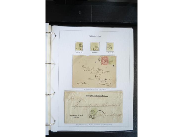 1840/2009, postfrische, ungebrauchte und gestempelte umfangreiche Sammlung, dabei Farbnuancen, Einheiten, Bogenrekonstruktion
