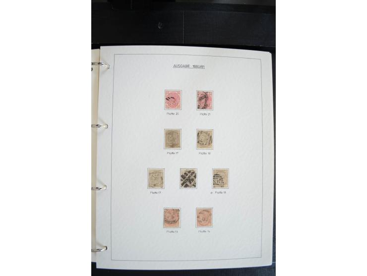 1840/2009, postfrische, ungebrauchte und gestempelte umfangreiche Sammlung, dabei Farbnuancen, Einheiten, Bogenrekonstruktion