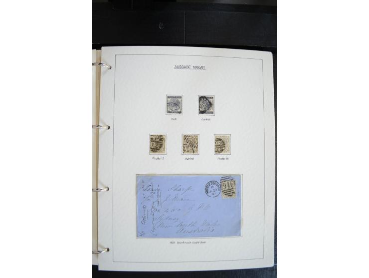1840/2009, postfrische, ungebrauchte und gestempelte umfangreiche Sammlung, dabei Farbnuancen, Einheiten, Bogenrekonstruktion