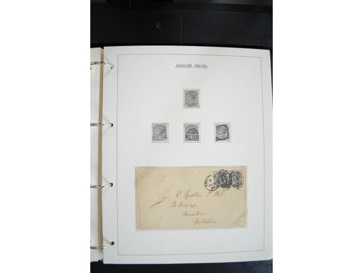 1840/2009, postfrische, ungebrauchte und gestempelte umfangreiche Sammlung, dabei Farbnuancen, Einheiten, Bogenrekonstruktion