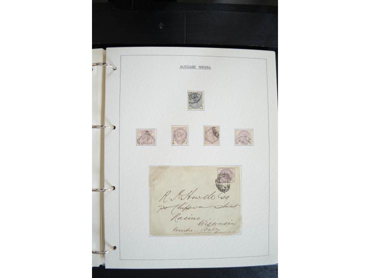 1840/2009, postfrische, ungebrauchte und gestempelte umfangreiche Sammlung, dabei Farbnuancen, Einheiten, Bogenrekonstruktion