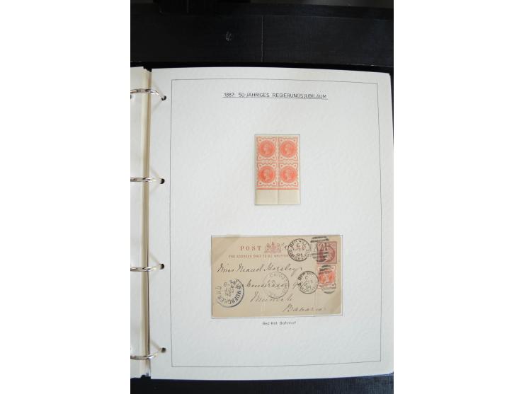 1840/2009, postfrische, ungebrauchte und gestempelte umfangreiche Sammlung, dabei Farbnuancen, Einheiten, Bogenrekonstruktion