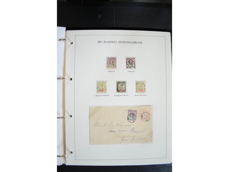 1840/2009, postfrische, ungebrauchte und gestempelte umfangreiche Sammlung, dabei Farbnuancen, Einheiten, Bogenrekonstruktion