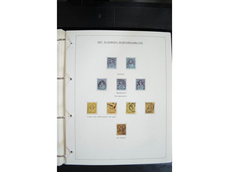 1840/2009, postfrische, ungebrauchte und gestempelte umfangreiche Sammlung, dabei Farbnuancen, Einheiten, Bogenrekonstruktion