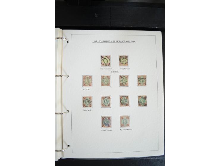 1840/2009, postfrische, ungebrauchte und gestempelte umfangreiche Sammlung, dabei Farbnuancen, Einheiten, Bogenrekonstruktion