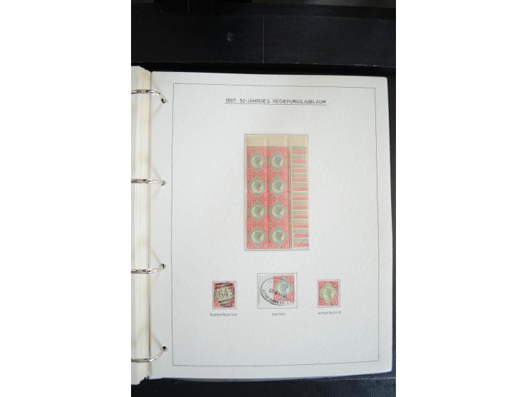 1840/2009, postfrische, ungebrauchte und gestempelte umfangreiche Sammlung, dabei Farbnuancen, Einheiten, Bogenrekonstruktion