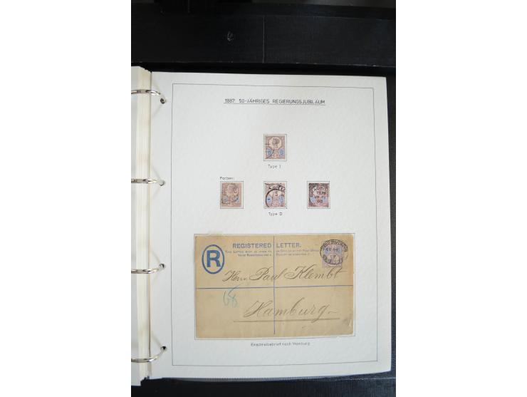 1840/2009, postfrische, ungebrauchte und gestempelte umfangreiche Sammlung, dabei Farbnuancen, Einheiten, Bogenrekonstruktion