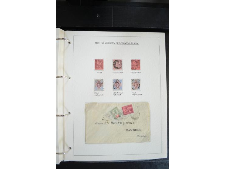 1840/2009, postfrische, ungebrauchte und gestempelte umfangreiche Sammlung, dabei Farbnuancen, Einheiten, Bogenrekonstruktion