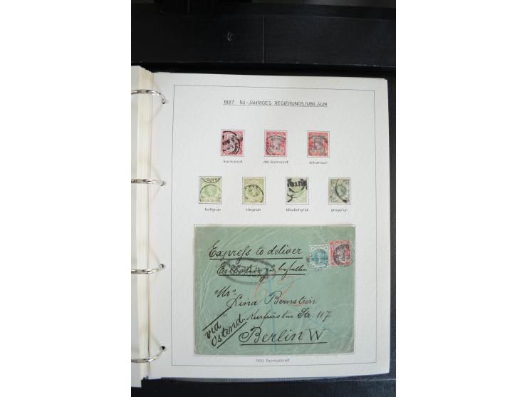 1840/2009, postfrische, ungebrauchte und gestempelte umfangreiche Sammlung, dabei Farbnuancen, Einheiten, Bogenrekonstruktion