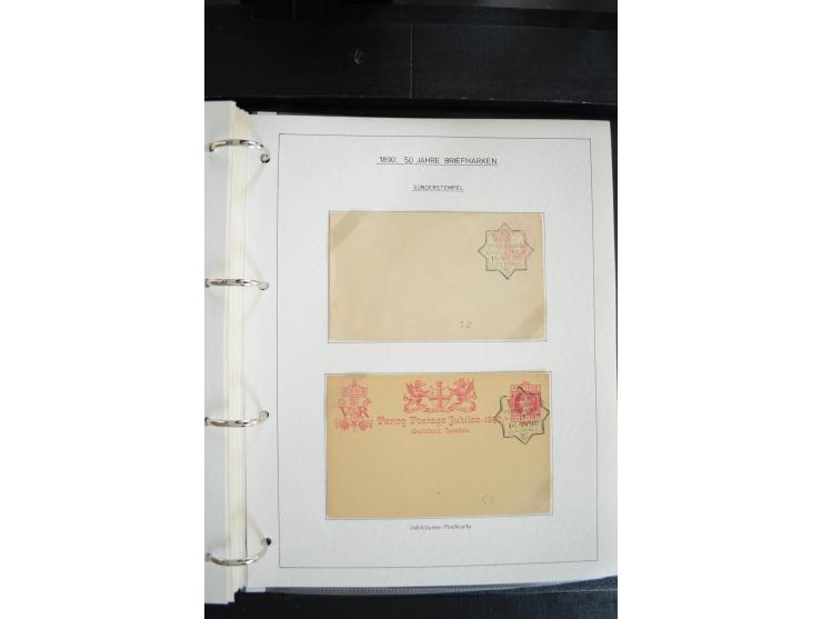 1840/2009, postfrische, ungebrauchte und gestempelte umfangreiche Sammlung, dabei Farbnuancen, Einheiten, Bogenrekonstruktion
