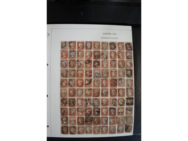 1840/2009, postfrische, ungebrauchte und gestempelte umfangreiche Sammlung, dabei Farbnuancen, Einheiten, Bogenrekonstruktion