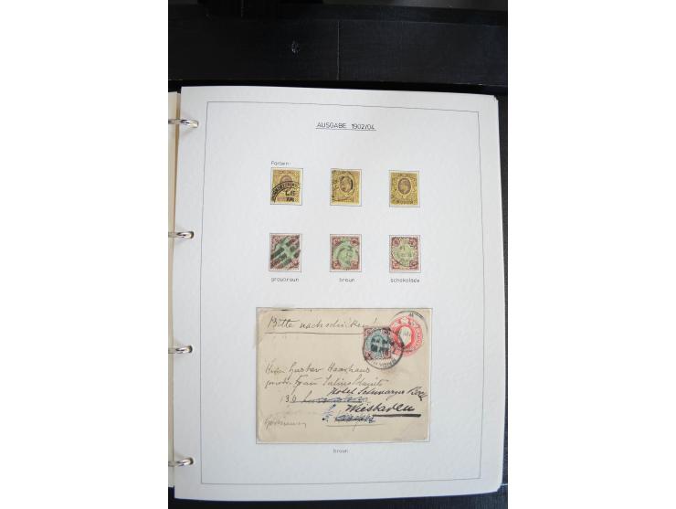 1840/2009, postfrische, ungebrauchte und gestempelte umfangreiche Sammlung, dabei Farbnuancen, Einheiten, Bogenrekonstruktion