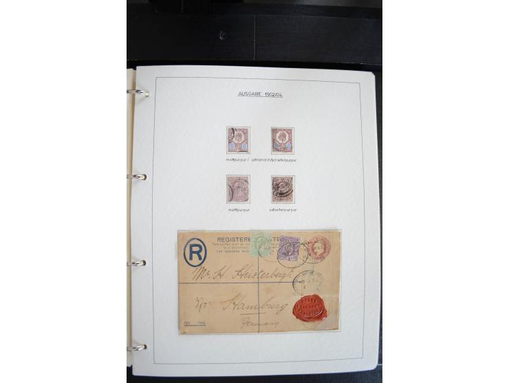 1840/2009, postfrische, ungebrauchte und gestempelte umfangreiche Sammlung, dabei Farbnuancen, Einheiten, Bogenrekonstruktion
