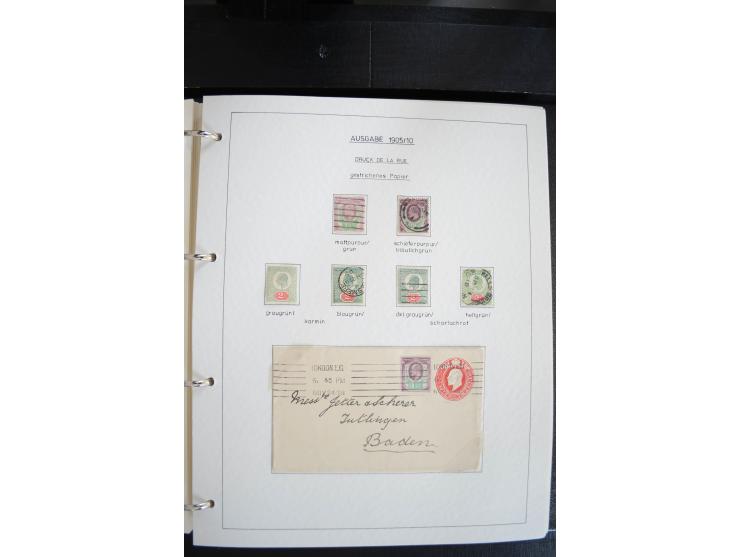 1840/2009, postfrische, ungebrauchte und gestempelte umfangreiche Sammlung, dabei Farbnuancen, Einheiten, Bogenrekonstruktion
