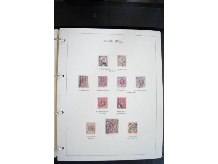 1840/2009, postfrische, ungebrauchte und gestempelte umfangreiche Sammlung, dabei Farbnuancen, Einheiten, Bogenrekonstruktion