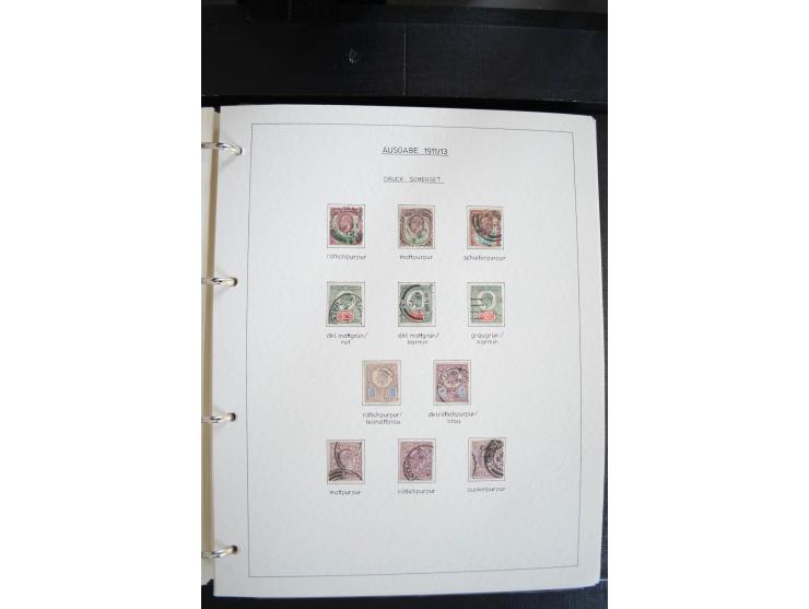 1840/2009, postfrische, ungebrauchte und gestempelte umfangreiche Sammlung, dabei Farbnuancen, Einheiten, Bogenrekonstruktion