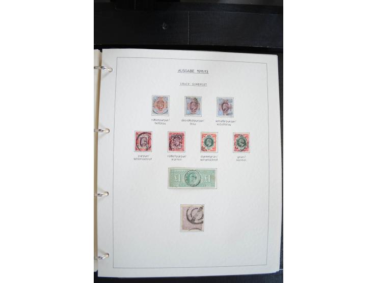 1840/2009, postfrische, ungebrauchte und gestempelte umfangreiche Sammlung, dabei Farbnuancen, Einheiten, Bogenrekonstruktion