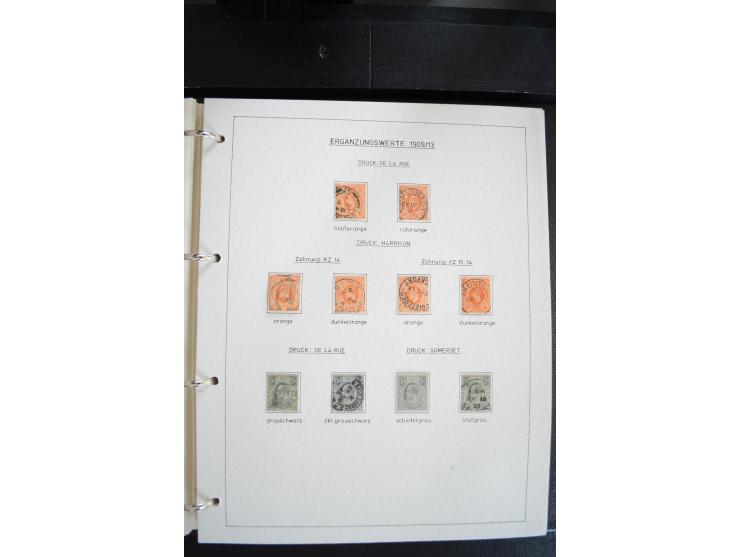 1840/2009, postfrische, ungebrauchte und gestempelte umfangreiche Sammlung, dabei Farbnuancen, Einheiten, Bogenrekonstruktion