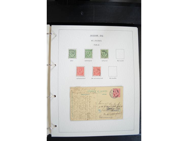 1840/2009, postfrische, ungebrauchte und gestempelte umfangreiche Sammlung, dabei Farbnuancen, Einheiten, Bogenrekonstruktion
