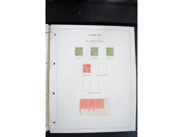 1840/2009, postfrische, ungebrauchte und gestempelte umfangreiche Sammlung, dabei Farbnuancen, Einheiten, Bogenrekonstruktion