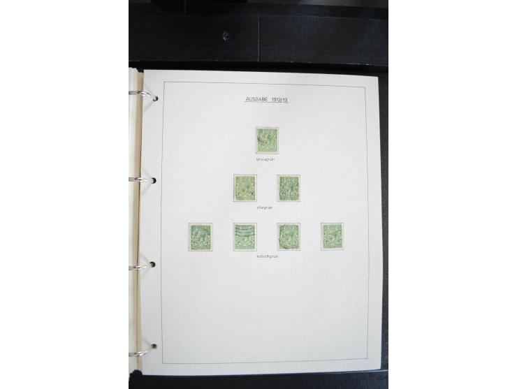 1840/2009, postfrische, ungebrauchte und gestempelte umfangreiche Sammlung, dabei Farbnuancen, Einheiten, Bogenrekonstruktion