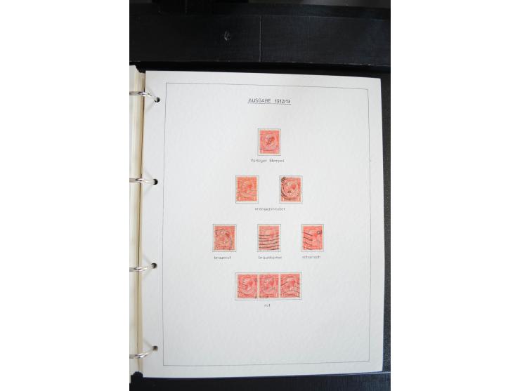 1840/2009, postfrische, ungebrauchte und gestempelte umfangreiche Sammlung, dabei Farbnuancen, Einheiten, Bogenrekonstruktion
