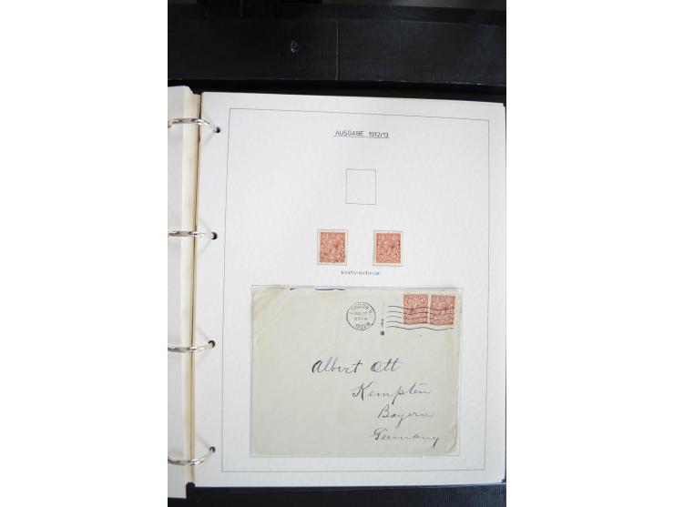 1840/2009, postfrische, ungebrauchte und gestempelte umfangreiche Sammlung, dabei Farbnuancen, Einheiten, Bogenrekonstruktion