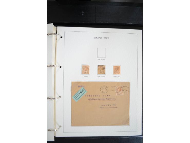 1840/2009, postfrische, ungebrauchte und gestempelte umfangreiche Sammlung, dabei Farbnuancen, Einheiten, Bogenrekonstruktion