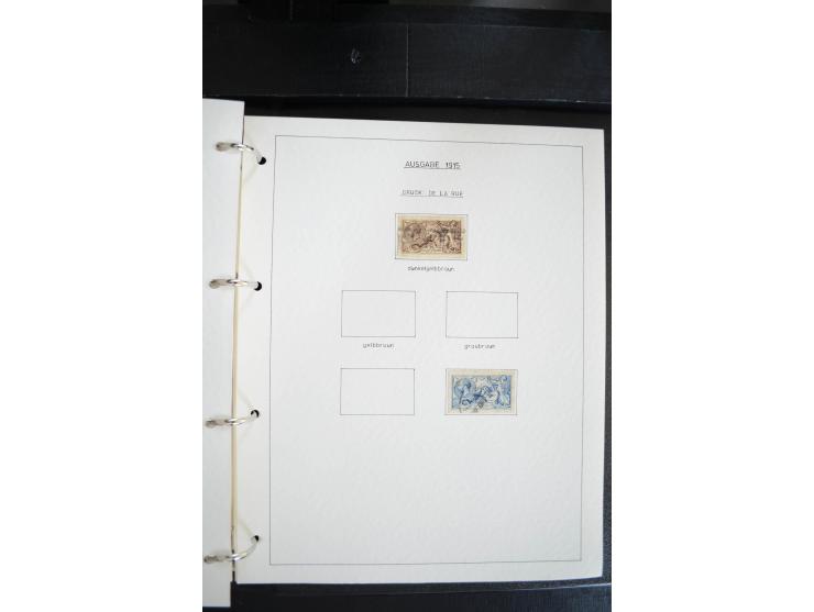 1840/2009, postfrische, ungebrauchte und gestempelte umfangreiche Sammlung, dabei Farbnuancen, Einheiten, Bogenrekonstruktion
