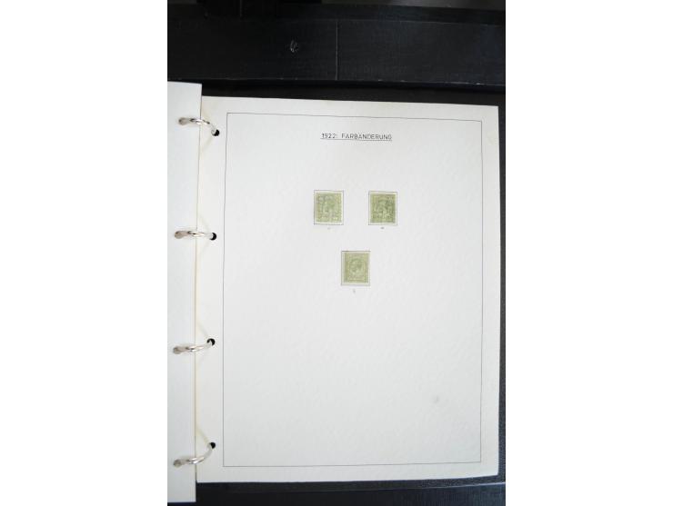 1840/2009, postfrische, ungebrauchte und gestempelte umfangreiche Sammlung, dabei Farbnuancen, Einheiten, Bogenrekonstruktion