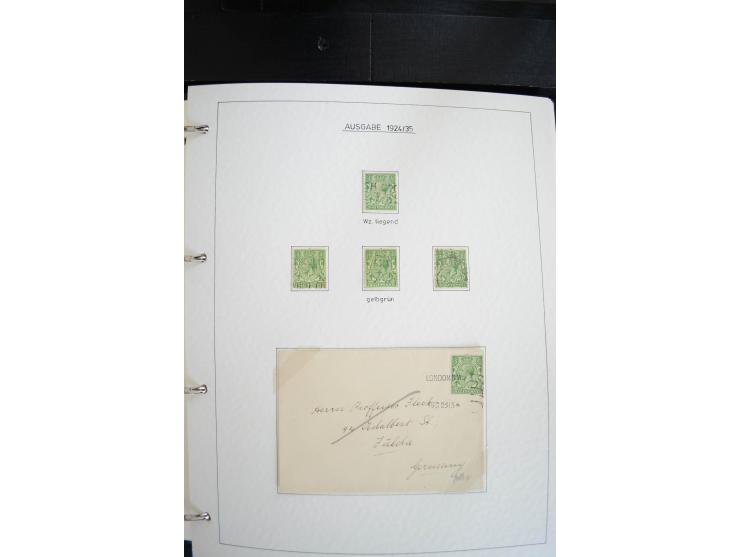 1840/2009, postfrische, ungebrauchte und gestempelte umfangreiche Sammlung, dabei Farbnuancen, Einheiten, Bogenrekonstruktion