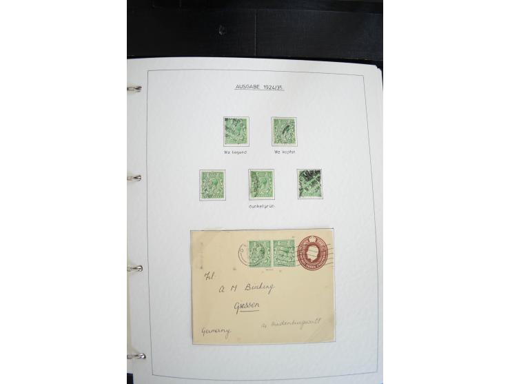 1840/2009, postfrische, ungebrauchte und gestempelte umfangreiche Sammlung, dabei Farbnuancen, Einheiten, Bogenrekonstruktion