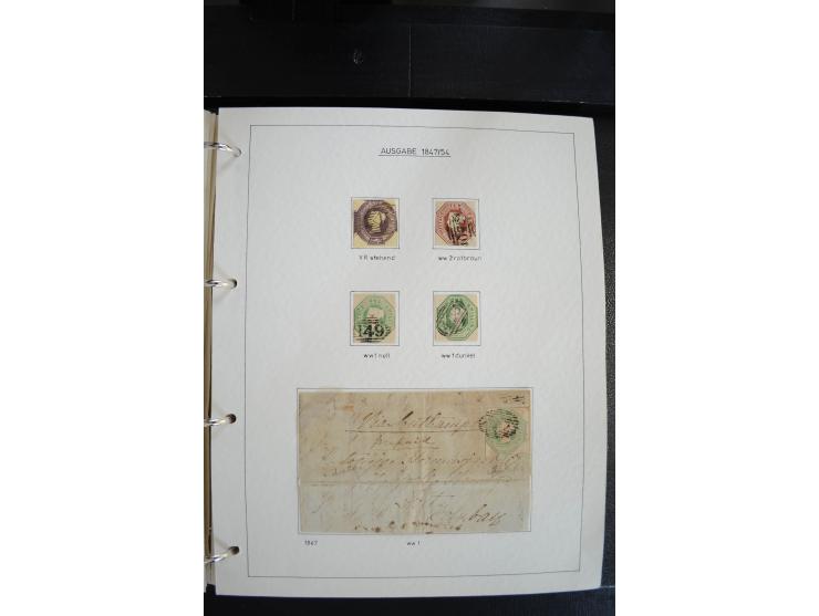1840/2009, postfrische, ungebrauchte und gestempelte umfangreiche Sammlung, dabei Farbnuancen, Einheiten, Bogenrekonstruktion