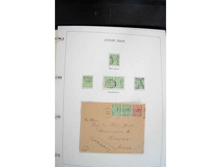 1840/2009, postfrische, ungebrauchte und gestempelte umfangreiche Sammlung, dabei Farbnuancen, Einheiten, Bogenrekonstruktion