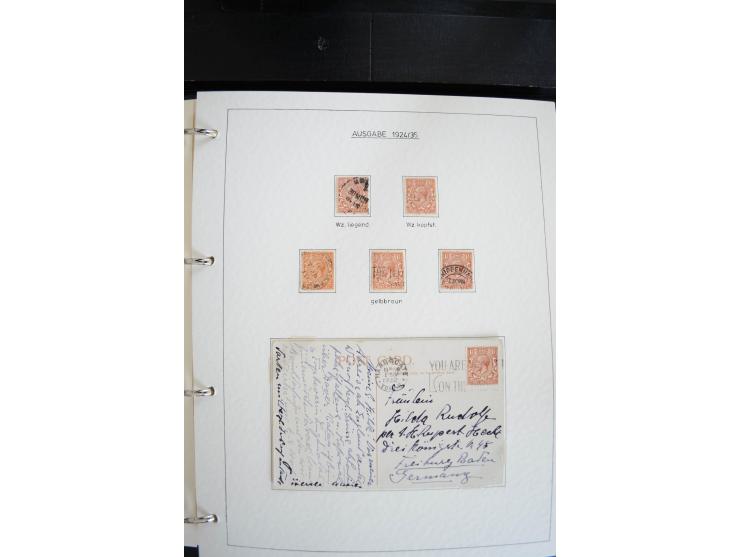 1840/2009, postfrische, ungebrauchte und gestempelte umfangreiche Sammlung, dabei Farbnuancen, Einheiten, Bogenrekonstruktion