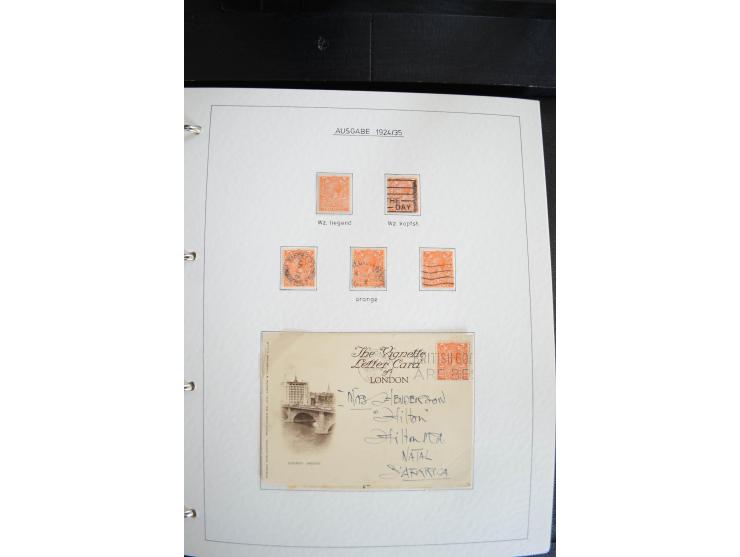 1840/2009, postfrische, ungebrauchte und gestempelte umfangreiche Sammlung, dabei Farbnuancen, Einheiten, Bogenrekonstruktion