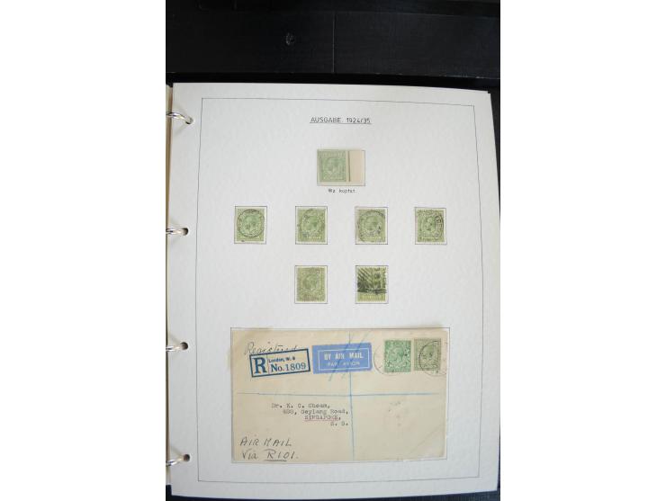 1840/2009, postfrische, ungebrauchte und gestempelte umfangreiche Sammlung, dabei Farbnuancen, Einheiten, Bogenrekonstruktion