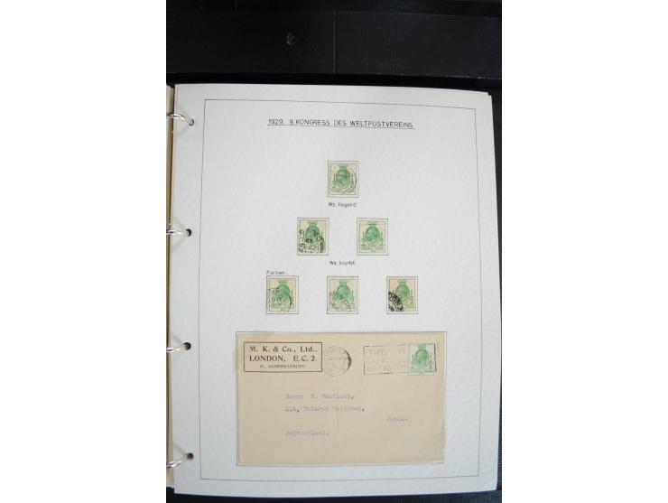 1840/2009, postfrische, ungebrauchte und gestempelte umfangreiche Sammlung, dabei Farbnuancen, Einheiten, Bogenrekonstruktion