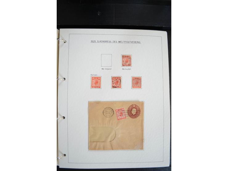 1840/2009, postfrische, ungebrauchte und gestempelte umfangreiche Sammlung, dabei Farbnuancen, Einheiten, Bogenrekonstruktion