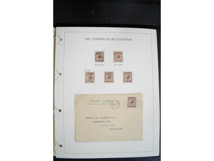 1840/2009, postfrische, ungebrauchte und gestempelte umfangreiche Sammlung, dabei Farbnuancen, Einheiten, Bogenrekonstruktion