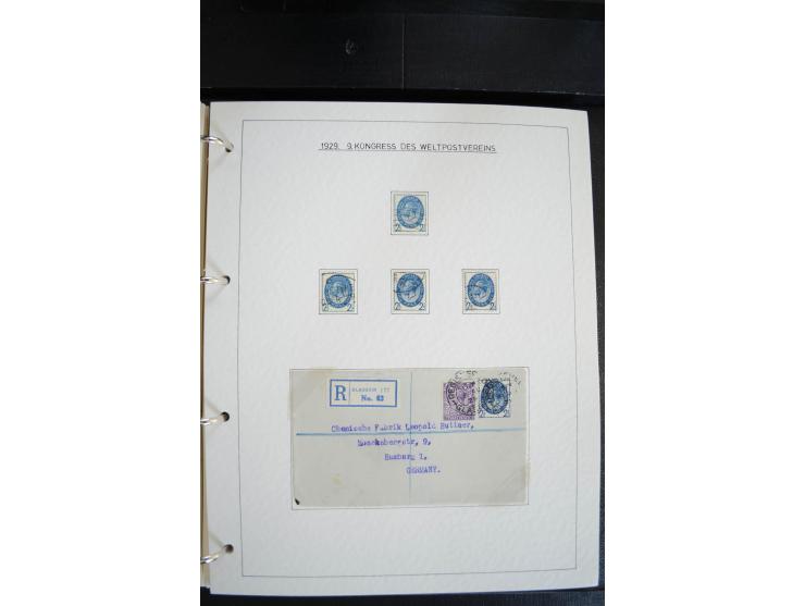 1840/2009, postfrische, ungebrauchte und gestempelte umfangreiche Sammlung, dabei Farbnuancen, Einheiten, Bogenrekonstruktion