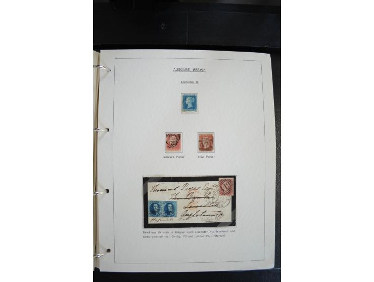 1840/2009, postfrische, ungebrauchte und gestempelte umfangreiche Sammlung, dabei Farbnuancen, Einheiten, Bogenrekonstruktion