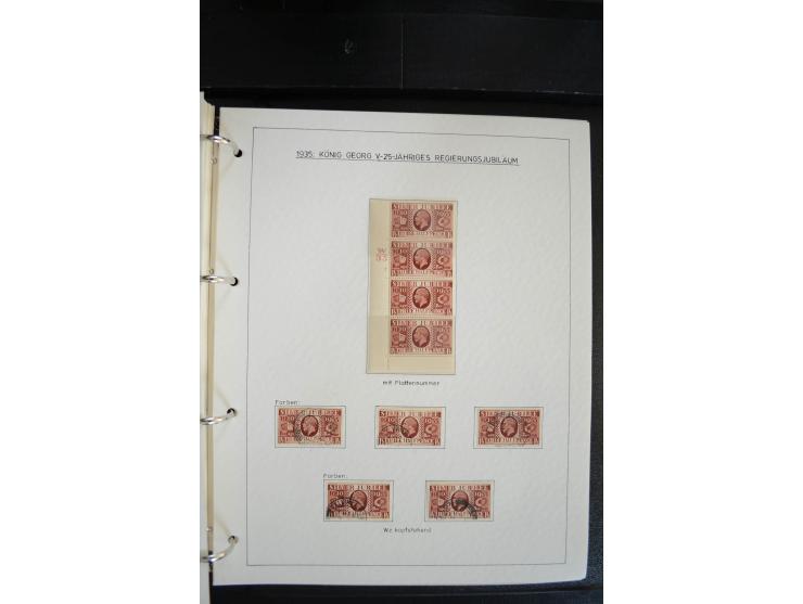 1840/2009, postfrische, ungebrauchte und gestempelte umfangreiche Sammlung, dabei Farbnuancen, Einheiten, Bogenrekonstruktion