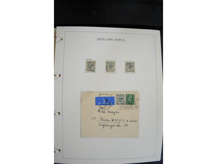 1840/2009, postfrische, ungebrauchte und gestempelte umfangreiche Sammlung, dabei Farbnuancen, Einheiten, Bogenrekonstruktion