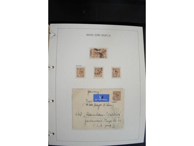 1840/2009, postfrische, ungebrauchte und gestempelte umfangreiche Sammlung, dabei Farbnuancen, Einheiten, Bogenrekonstruktion