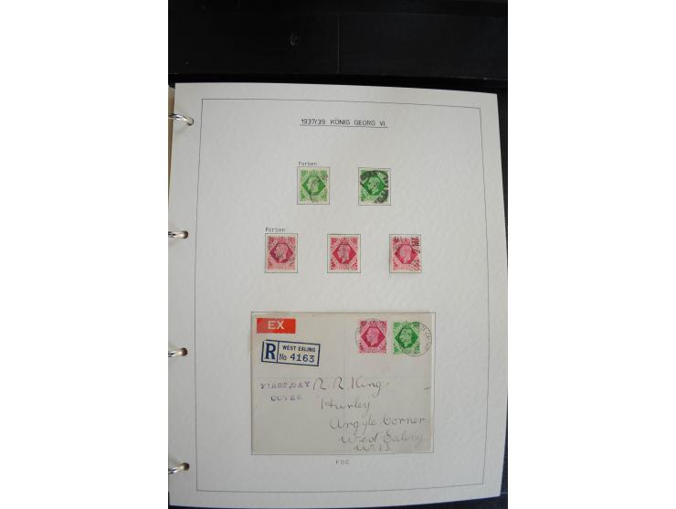 1840/2009, postfrische, ungebrauchte und gestempelte umfangreiche Sammlung, dabei Farbnuancen, Einheiten, Bogenrekonstruktion